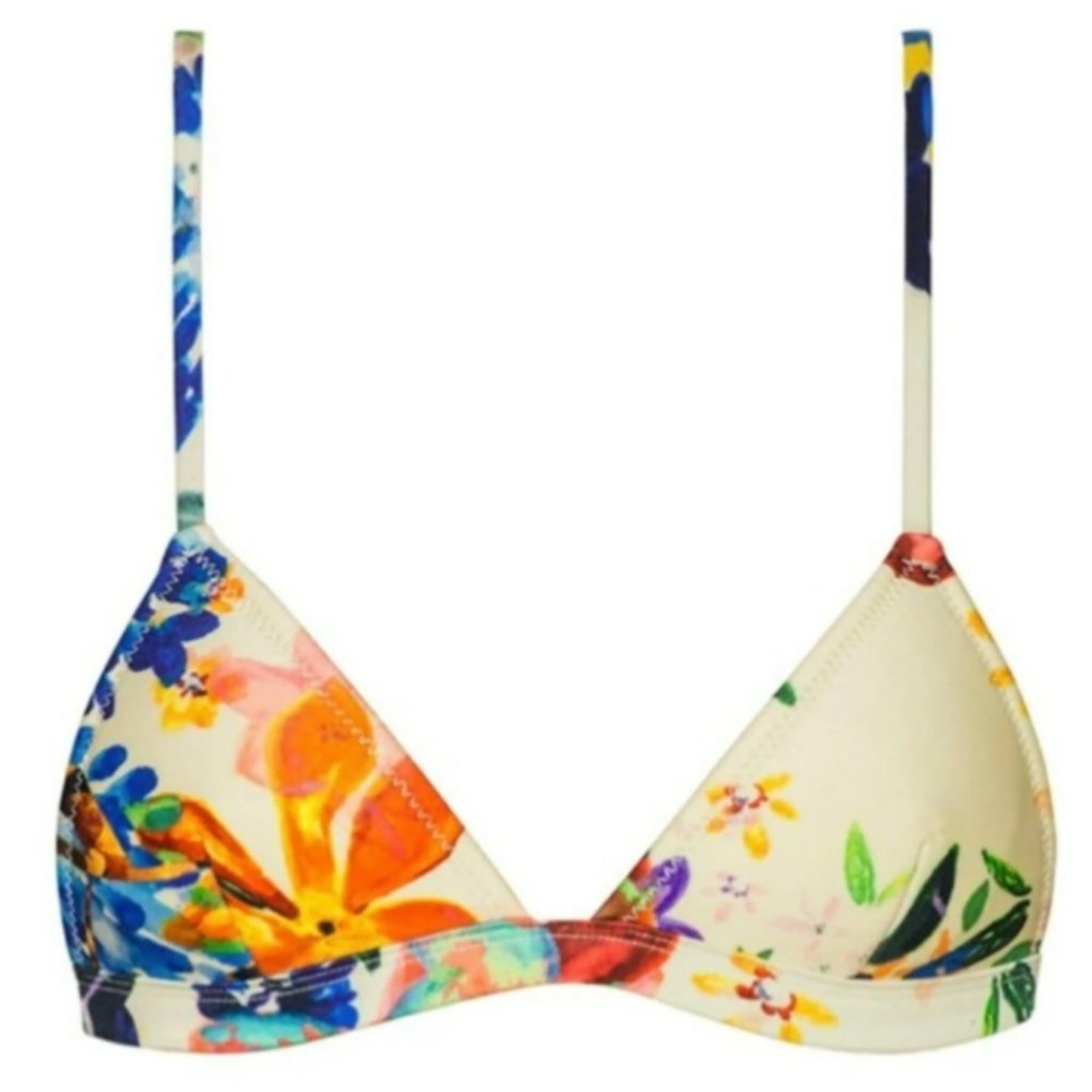 Floral Triangl Bikini Top - Picture 1 of 5